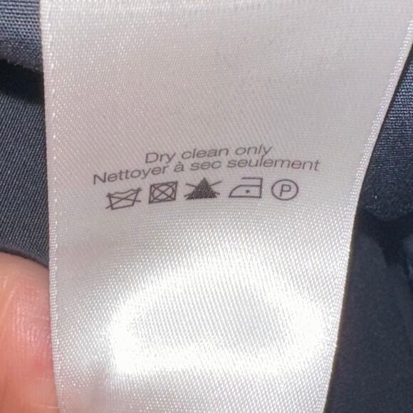 SOLD 💕Veronica Beard Atia Black Ruched Cotton Button Front Dress Size 8 - Picture 7 of 13